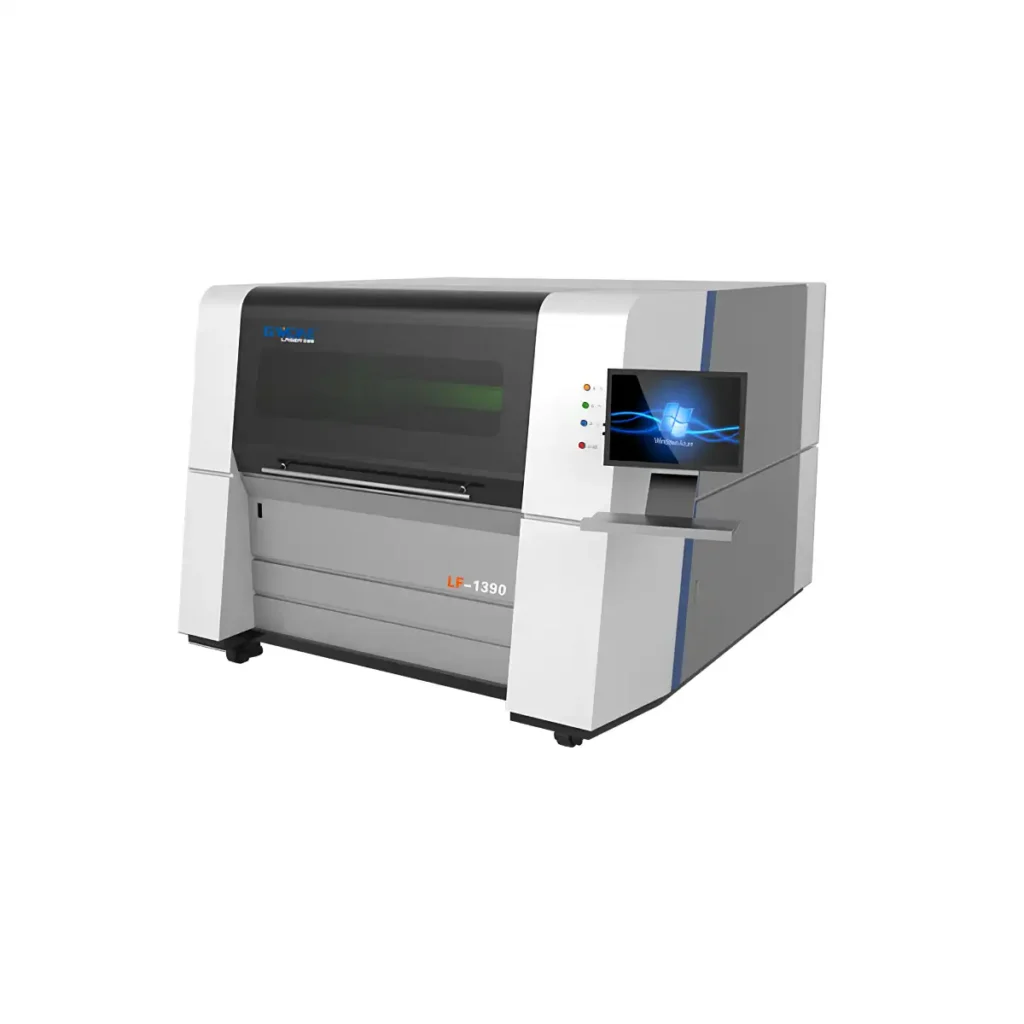 LF1390, GWEIKE High precision cover laser cutting machine