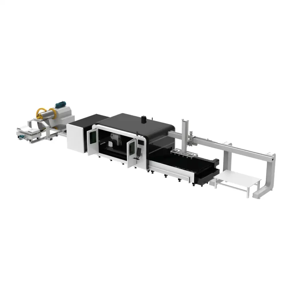 LF3015MB, Automatic Loading & Unloading Coil fiber laser cutting machine