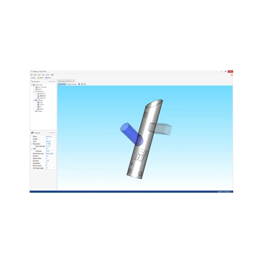 Rotary Tube Pro 3 – Tube & Pipe Cutting Software