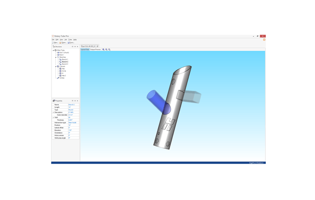 Rotary Tube Pro 3 – Tube & Pipe Cutting Software