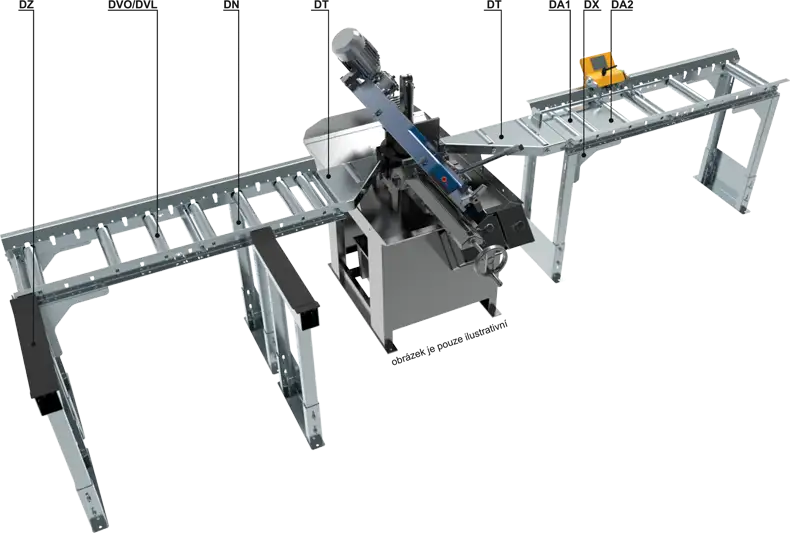Accessories for conveyors of the D System